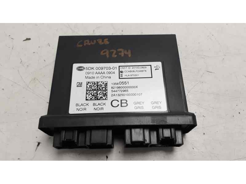 Recambio de modulo electronico para chevrolet cruze lt referencia OEM IAM 5DK009703 13580551 