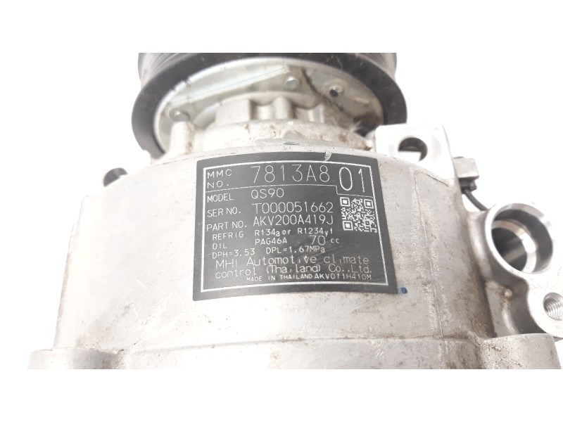 Recambio de compresor aire acondicionado para mitsubishi eclipse cross motion 2wd referencia OEM IAM 7813A801  
