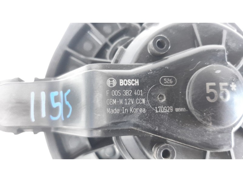 Recambio de ventilador calefaccion para ssangyong korando 2.2 td cat referencia OEM IAM F00S3B2401  
