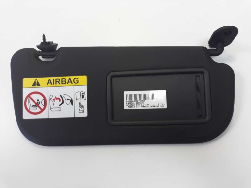 Recambio de parasol derecho para hyundai i10 1.2 cat referencia OEM IAM   