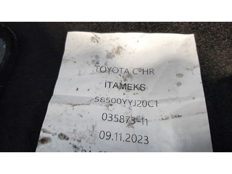 Recambio de juego alfombrillas para toyota c-hr hybrid active referencia OEM IAM 58500YYJ20C1  