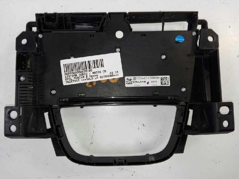 Recambio de sistema audio / radio cd para opel meriva b cosmo referencia OEM IAM 28267443 13346041 