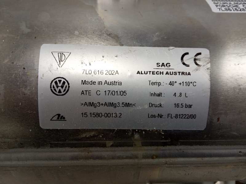 Recambio de acumulador central amortiguacion para porsche cayenne (typ 9pa) s referencia OEM IAM 7L0616202  