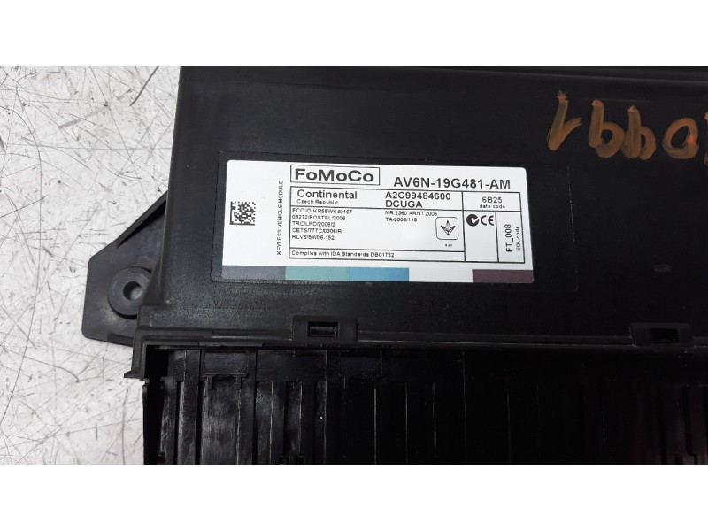 Recambio de modulo electronico para ford kuga (cbs) 2.0 tdci cat referencia OEM IAM AV6N19G481AM  