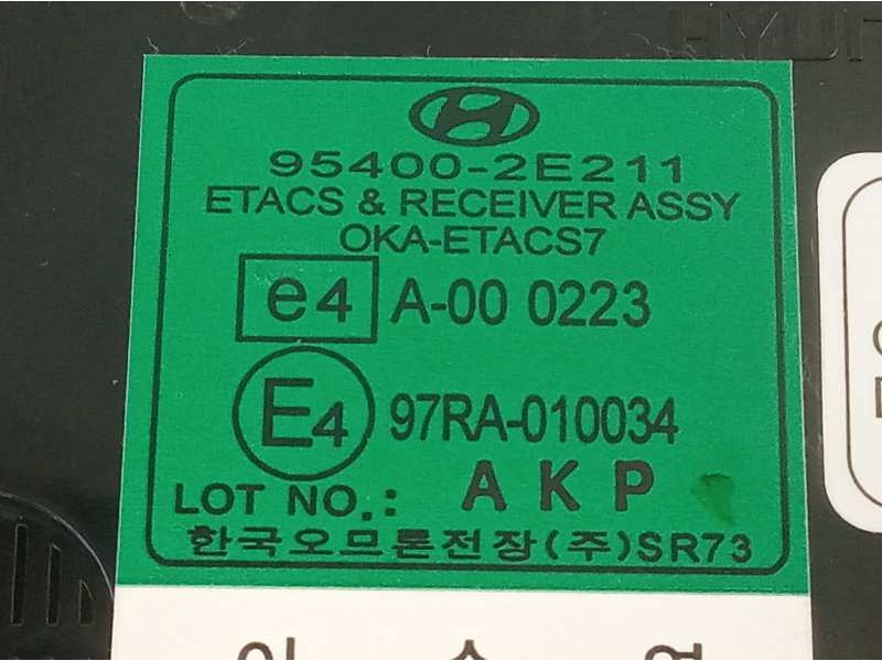 Recambio de centralita cierre para hyundai tucson (jm) 2.0 crdi cat referencia OEM IAM 954002E211  