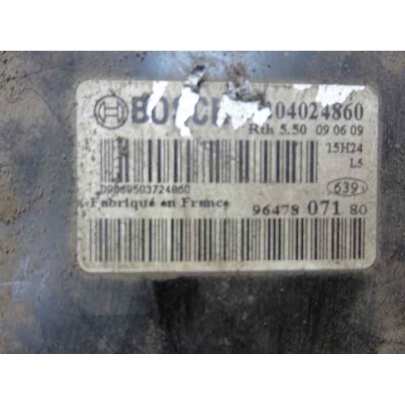 Recambio de servofreno para citroen xsara picasso 1.6 hdi 90 lx plus referencia OEM IAM 9647807180 0204024860 