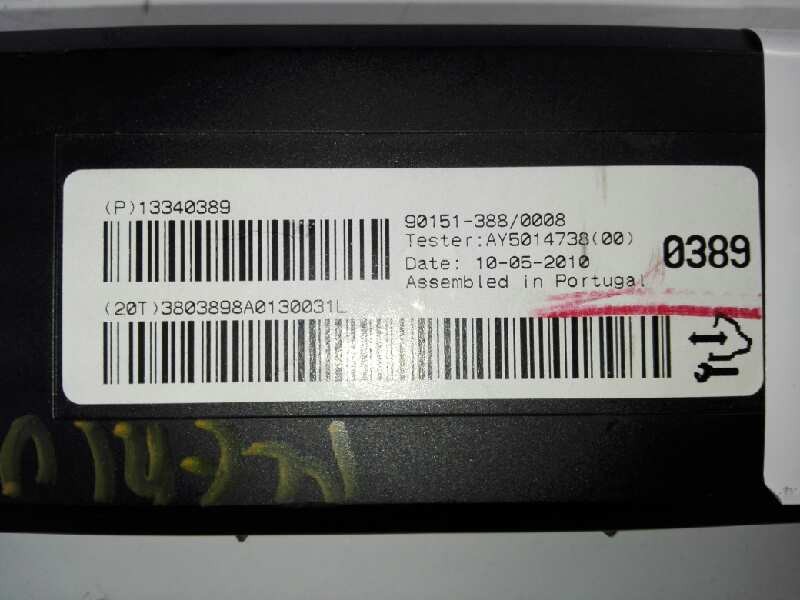 Recambio de centralita aire acondicionado para opel meriva b cosmo referencia OEM IAM 13340389  