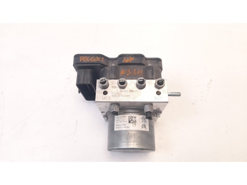 Recambio de abs para peugeot 308 1.2 12v e-thp referencia OEM IAM 9830315580  
