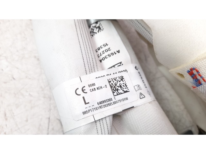 Recambio de airbag cortina delantero izquierdo para renault captur ii 1.3 tce referencia OEM IAM 985P17161R  