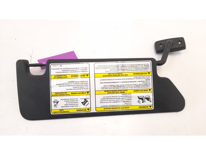 Recambio de parasol izquierdo para jeep wrangler / wrangler unlimited 2.8 crd cat referencia OEM IAM 5KE43XDVAI  