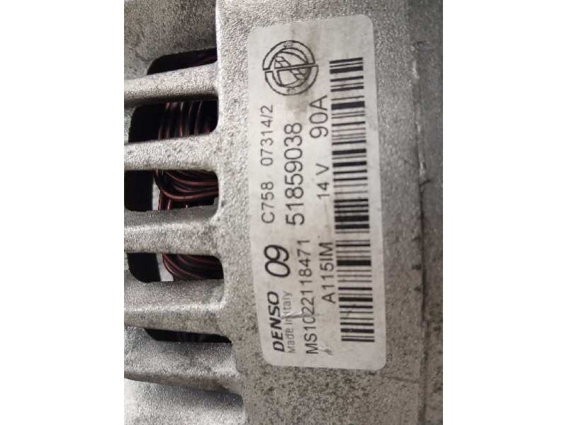 Recambio de alternador para fiat nuova 500 (150) color therapy referencia OEM IAM 51859038 ALF101103 A12125