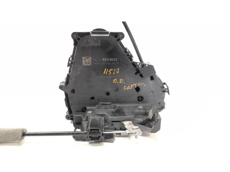 Recambio de cerradura puerta delantera derecha para renault captur ii 1.3 tce referencia OEM IAM 805024067R  