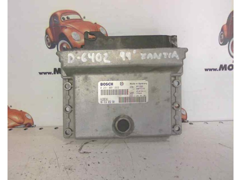 Recambio de centralita motor uce para citroen xantia berlina 1.9 turbodiesel referencia OEM IAM 9631665280 0281001669 6402