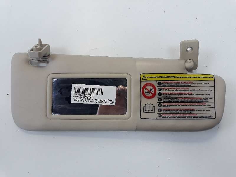 Recambio de parasol derecho para fiat nuova 500 (150) color therapy referencia OEM IAM   