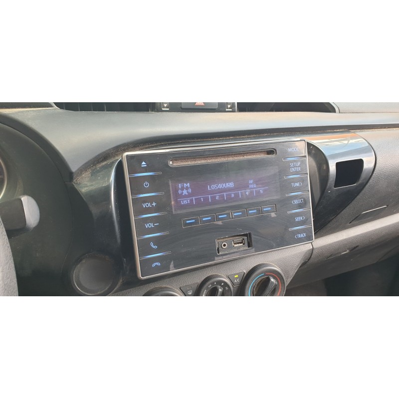 Recambio de sistema audio / radio cd para toyota hilux (gun1) doble cabina dlx 4x4 referencia OEM IAM 861200KE50  