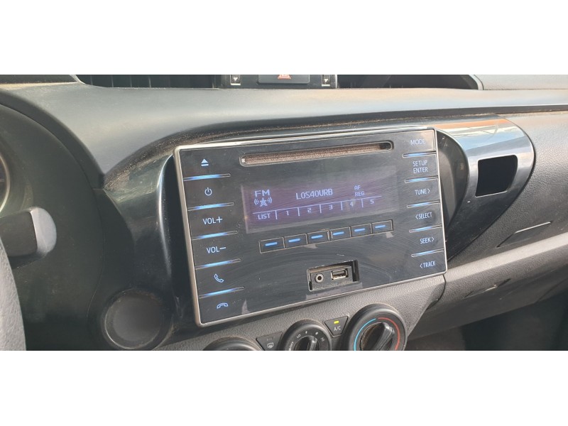 Recambio de sistema audio / radio cd para toyota hilux (gun1) doble cabina dlx 4x4 referencia OEM IAM 861200KE50  