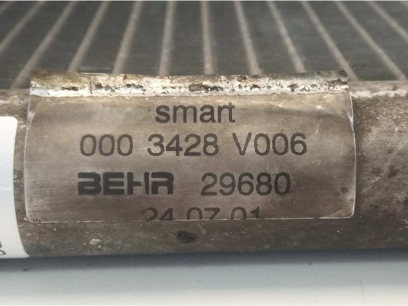 Recambio de radiador agua para smart coupe cdi pulse referencia OEM IAM 0003428V006 53598 29680