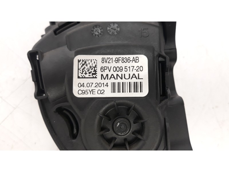 Recambio de potenciometro pedal para ford fiesta (ccn) trend referencia OEM IAM 8V219F836AB 6PV00951720 
