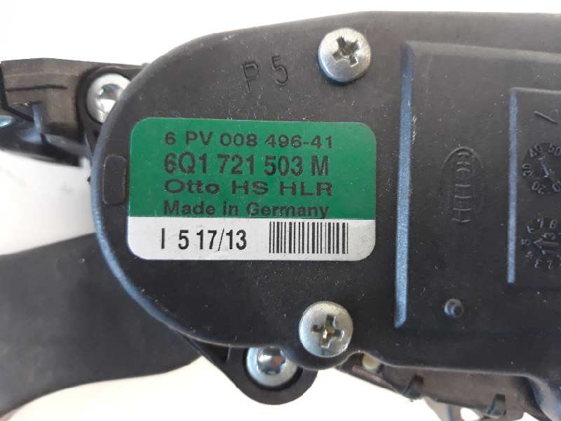 Recambio de potenciometro pedal para volkswagen polo (6r1) advance referencia OEM IAM 6Q1721503M  