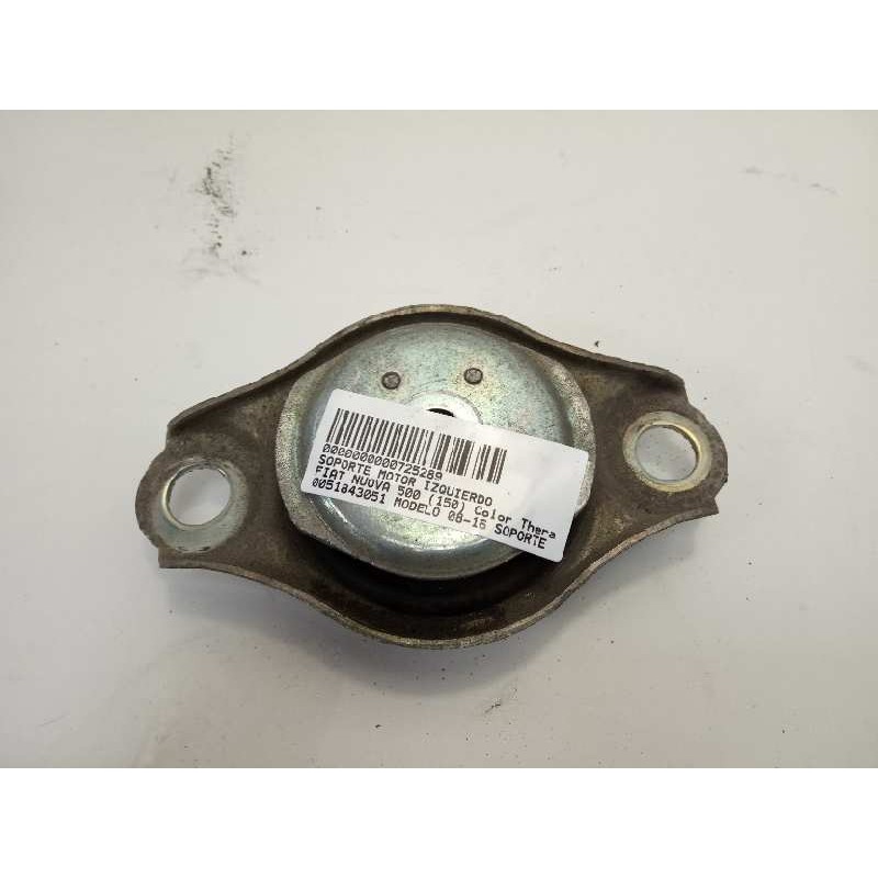 Recambio de soporte motor izquierdo para fiat nuova 500 (150) color therapy referencia OEM IAM 0051843051  