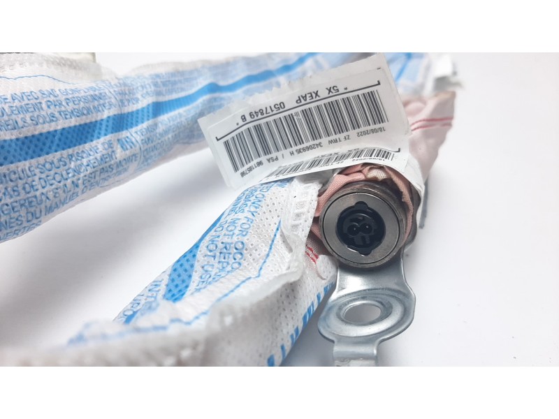 Recambio de airbag cortina delantero derecho para citroen c3 1.5 blue-hdi fap referencia OEM IAM 9811857980  