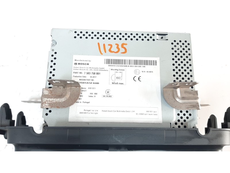 Recambio de sistema audio / radio cd para nissan micra v (k14) 1.0 12v cat referencia OEM IAM 259155FA1B  