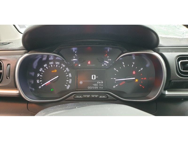 Recambio de cuadro instrumentos para citroen c3 1.5 blue-hdi fap referencia OEM IAM 9837553280  