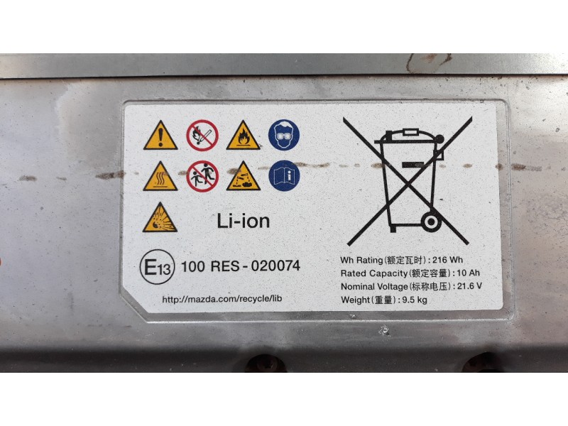 Recambio de bateria para mazda 3 berlina (bp) referencia OEM IAM BDMC67ZB3F  