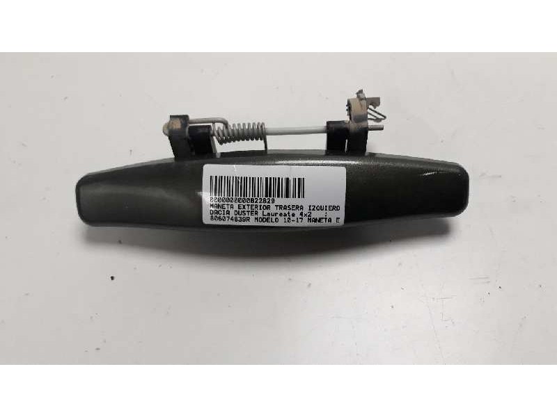 Recambio de maneta exterior trasera izquierda para dacia duster laureate 4x2 referencia OEM IAM 806074839R  