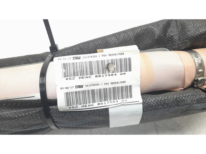 Recambio de airbag cortina delantero izquierdo para peugeot 5008 1.6 blue-hdi fap referencia OEM IAM 9825017680  