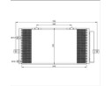 CONDENSADOR / RADIADOR AIRE ACONDICIONADO JRB100653 JRB100653 35659