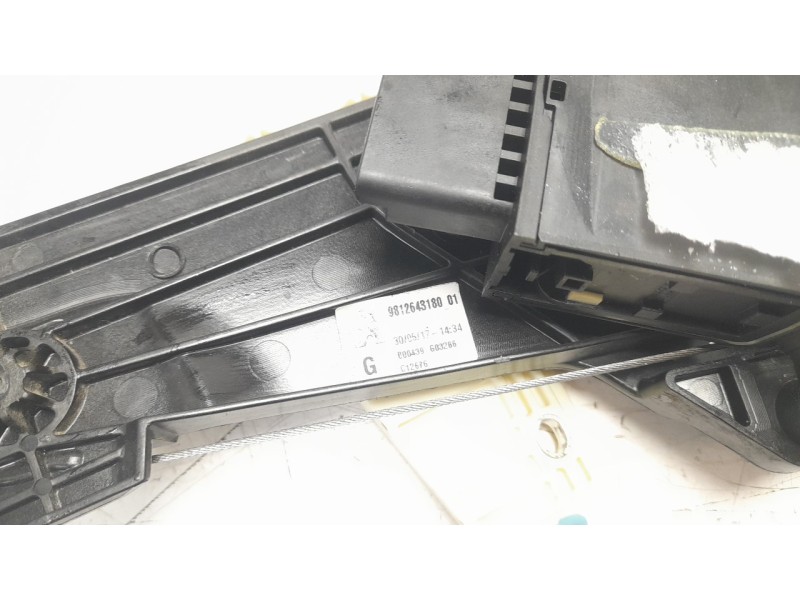 Recambio de elevalunas trasero izquierdo para peugeot 5008 1.6 blue-hdi fap referencia OEM IAM 9812643180  