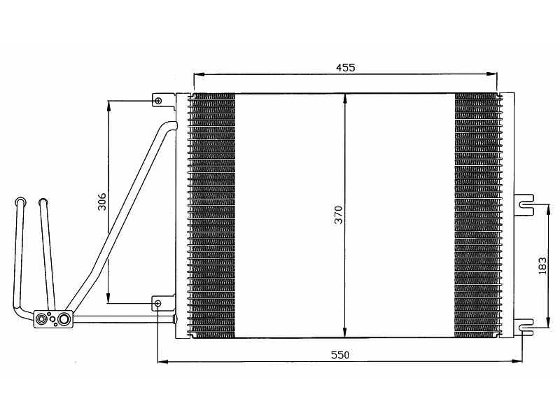 Recambio de condensador / radiador aire acondicionado para opel vectra b berlina 2.0 dti referencia OEM IAM 1850051 35292 6737