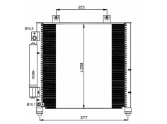 Recambio de condensador / radiador aire acondicionado para opel agila 1.2 16v cat (z 12 xe / lw4) referencia OEM IAM 4700165 356 2