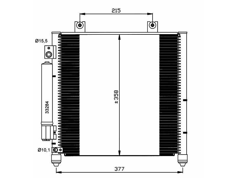 Recambio de condensador / radiador aire acondicionado para opel agila 1.2 16v cat (z 12 xe / lw4) referencia OEM IAM 4700165 356
