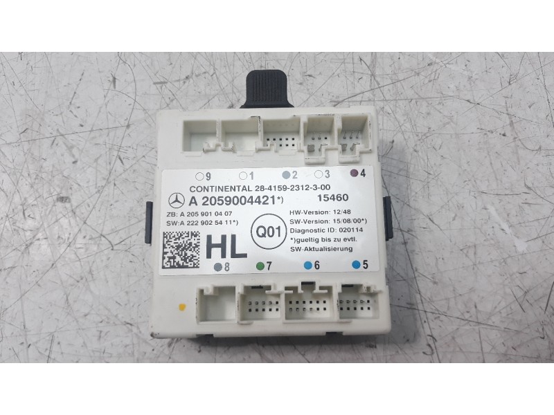 Recambio de modulo confort para mercedes-benz clase c (w205) familiar 2.1 cdi cat referencia OEM IAM A2059004421  