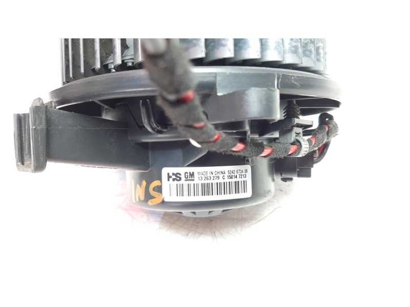 Recambio de ventilador calefaccion para opel insignia berlina selective referencia OEM IAM 13263279 34201 VHF730077HQ