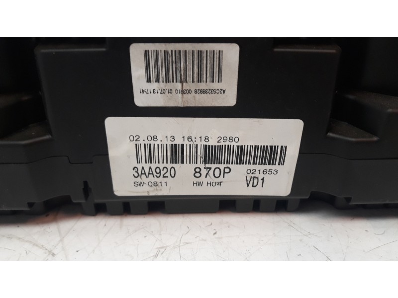 Recambio de cuadro instrumentos para volkswagen passat lim. (362) advance bluemotion referencia OEM IAM 3AA920870P  