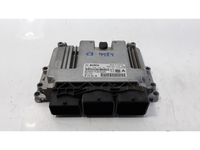 Recambio de centralita motor uce para citroen c3 collection referencia OEM IAM 9807886180  