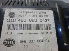 Recambio de mando climatizador para audi a6 berlina (4b2) 2.5 tdi quattro referencia OEM IAM 4B0820043F 5HB007604  2