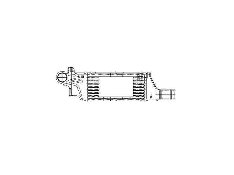 Recambio de intercooler para opel corsa c club referencia OEM IAM 24427069 30429 