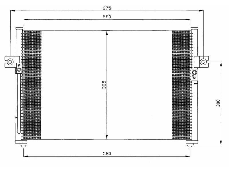 Recambio de condensador / radiador aire acondicionado para hyundai h 1 2.5 turbodiesel referencia OEM IAM 976064A250 35389 
