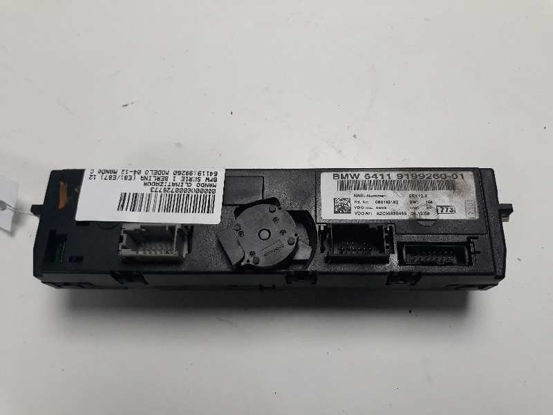 Recambio de mando climatizador para bmw serie 1 berlina (e81/e87) 120i referencia OEM IAM 64119199260 A2C53338455 