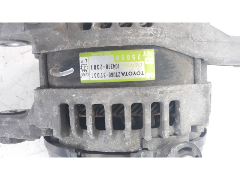Recambio de alternador para toyota rav 4 (a3) 2.0 16v cat referencia OEM IAM 2706037051 ALF310304 