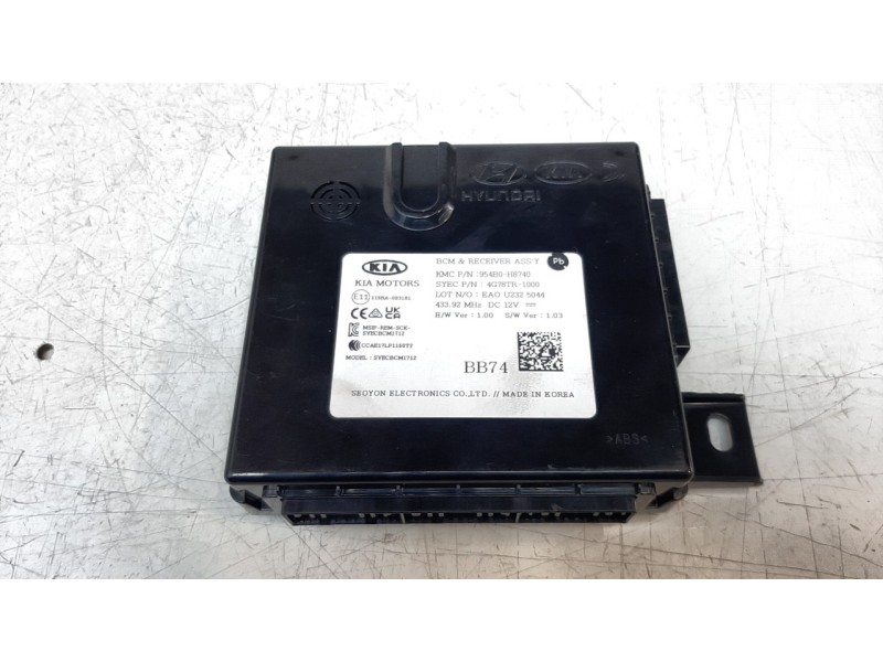 Recambio de modulo electronico para kia stonic (ybcuv) 1.0 tgdi cat referencia OEM IAM 954B0H8740  