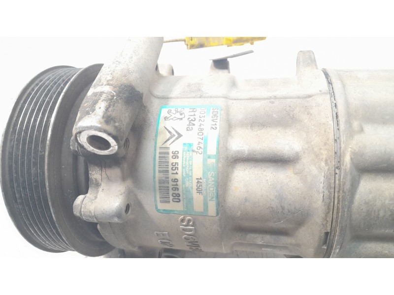 Recambio de compresor aire acondicionado para citroen c2 empresa referencia OEM IAM 9655191680 32227 CAF560007