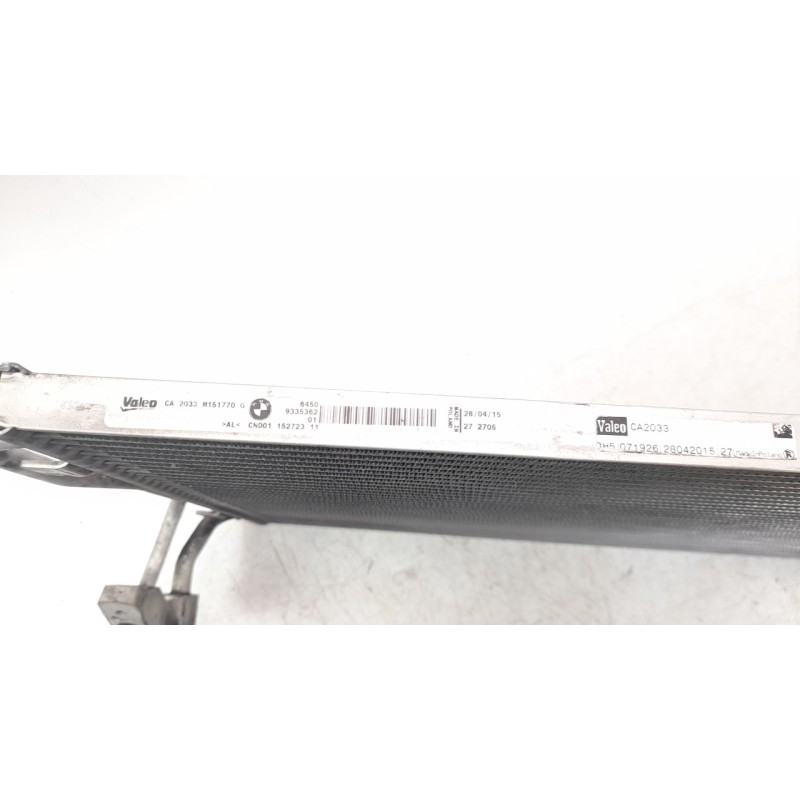 Recambio de condensador / radiador aire acondicionado para bmw serie 3 lim. (f30) 318d referencia OEM IAM 64509335362 35970 