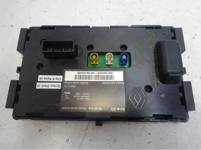 Recambio de pantalla multifuncion para renault scenic iii family edition referencia OEM IAM  259154206R IA6150J02456
