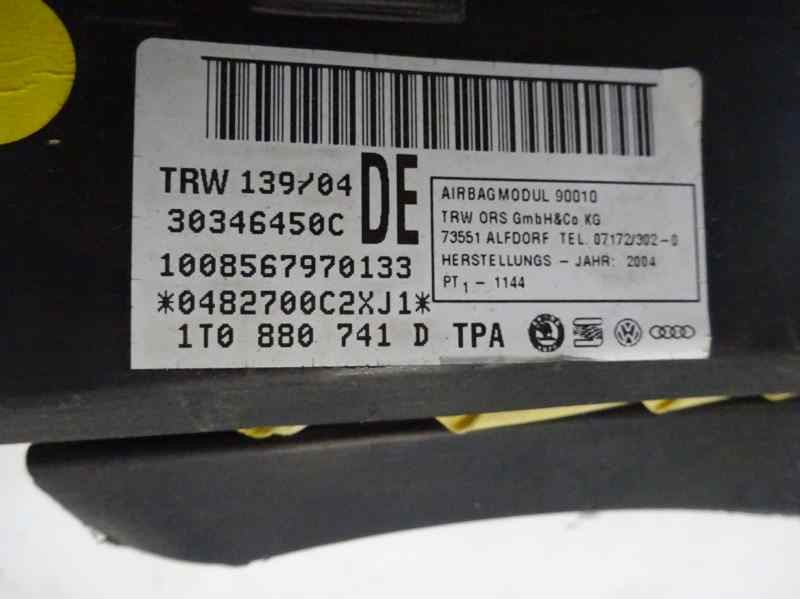 Recambio de airbag cortina delantero izquierdo para volkswagen touran (1t1) conceptline referencia OEM IAM 1T0880741D  