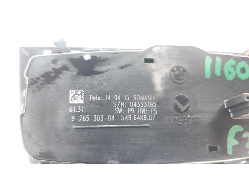 Recambio de mando luces para bmw serie 3 lim. (f30) 318d referencia OEM IAM 926530304  